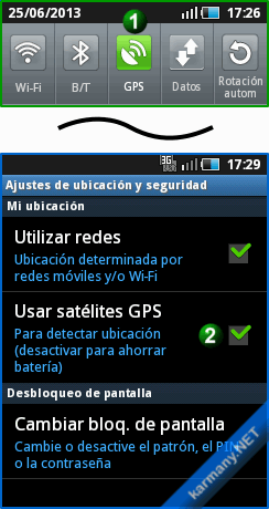 Activar GPS en Android (Samsung)