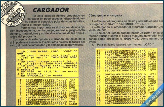 Cargador Spectrum